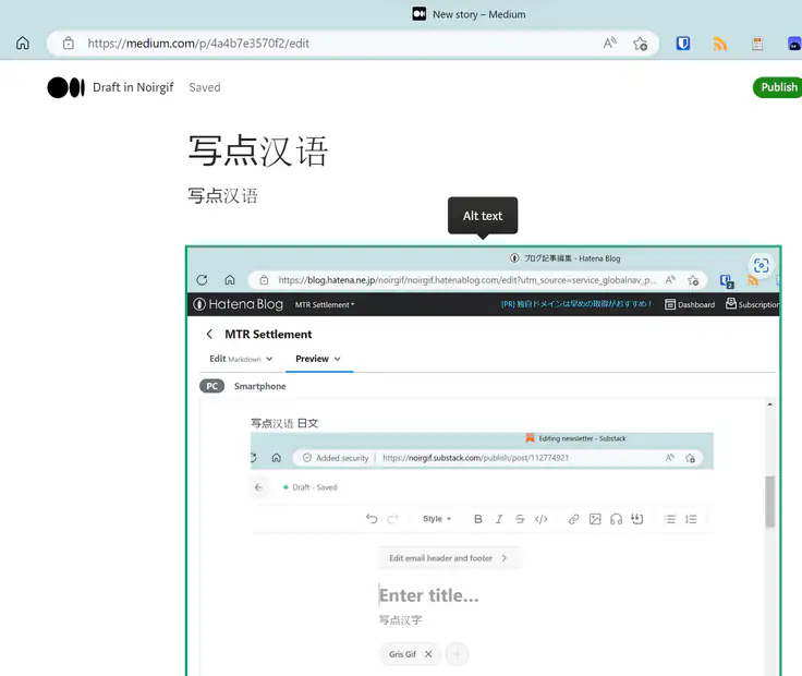 各平台汉语支持，写汉语的时候不支持的话，发布出来也一定不支持吧